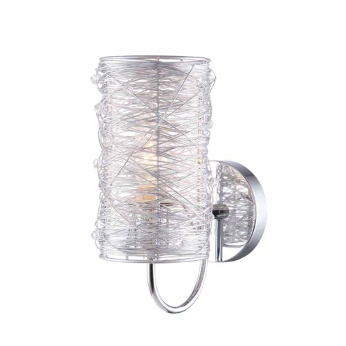 Wall lamp Lux Linton – LED wall lamp in silver and metal