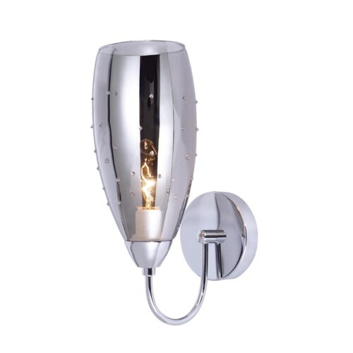 Wall lamp Lux Grace – LED wall lamp in chrome and metal