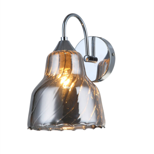 Wall lamp Lux Slizza – LED wall lamp in chrome