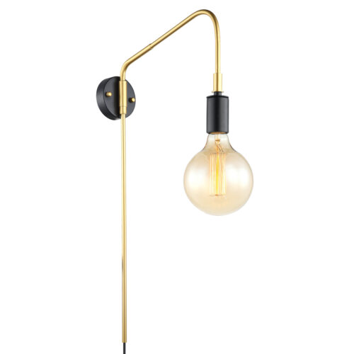 Wall lamp Lux Malene – LED wall lamp in black
