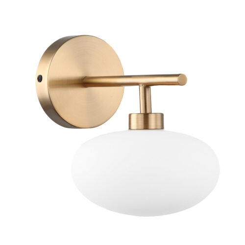 Wall lamp Lux Fiorenzo – LED wall lamp in brass and metal