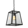 Pendant lamp Lux Laverno – modern pendant lamp in matt black and metal alloy