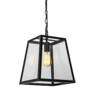 Pendant lamp Lux Laverno – modern pendant lamp in matt black and metal alloy