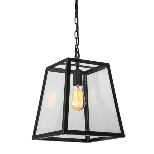 Pendant lamp Lux Laverno – modern pendant lamp in matt black and metal alloy