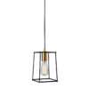 Pendant lamp Lux Alanis 60w – modern pendant lamp in matt black