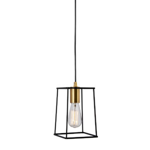 Pendant lamp Lux Alanis 60w – modern pendant lamp in matt black