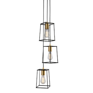 Pendant lamp Lux Alanis – modern pendant lamp in matt black