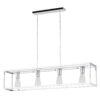 Pendant lamp Lux Sigalo 60w – modern pendant lamp in chrome and metal