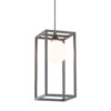 Pendant lamp Lux Daisy – modern pendant lamp in grey and metal alloy