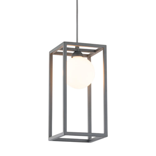 Pendant lamp Lux Daisy – modern pendant lamp in grey and metal alloy