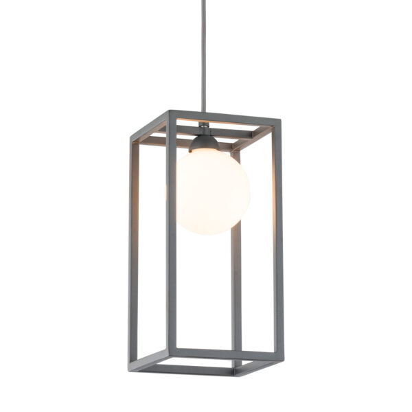 Pendant lamp Lux Daisy – modern pendant lamp in grey and metal alloy