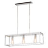 Pendant lamp Lux Sigalo – modern pendant lamp in chrome and metal