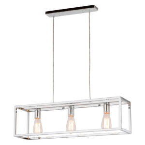 Pendant lamp Lux Sigalo – modern pendant lamp in chrome and metal