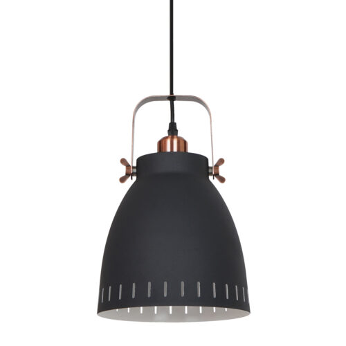 Pendant lamp Lux Franklin – modern pendant lamp in sandblasted graphite