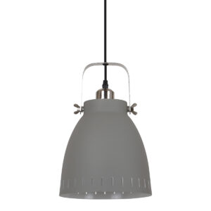 Pendant lamp Lux Franklin 60w – modern pendant lamp in grey sandblasted