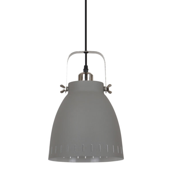 Pendant lamp Lux Franklin 60w – modern pendant lamp in grey sandblasted