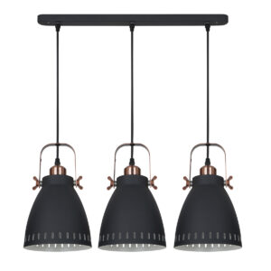 Pendant lamp Lux Franklin – modern pendant lamp in sandblasted graphite