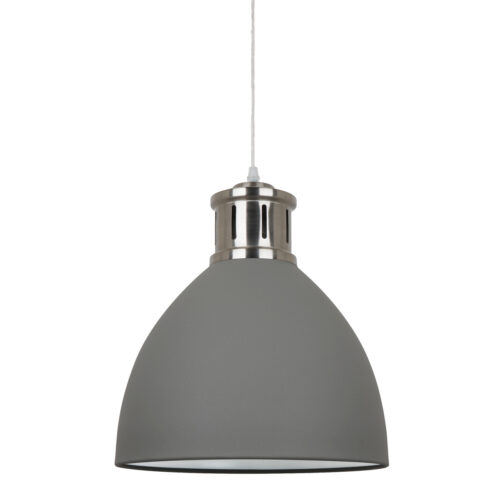 Pendant lamp Lux Lola 60w – modern pendant lamp in grey