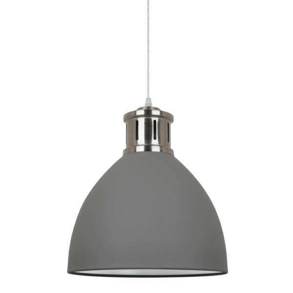 Pendant lamp Lux Lola 60w – modern pendant lamp in grey