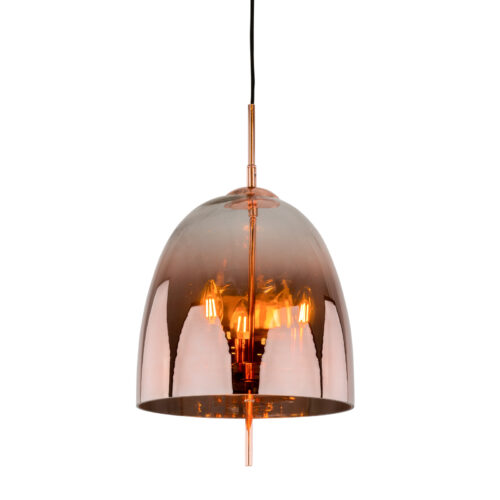 Pendant lamp Lux Alan – modern pendant lamp in coppery and metal alloy
