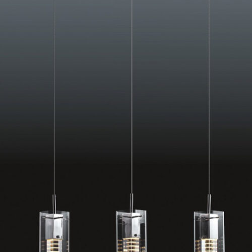 Pendant lamp Lux Verizon – modern pendant lamp in chrome and metal alloy