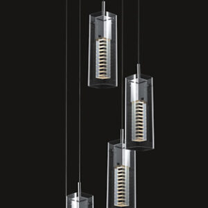 Pendant lamp Lux Verizon 35w – modern pendant lamp in chrome and metal alloy