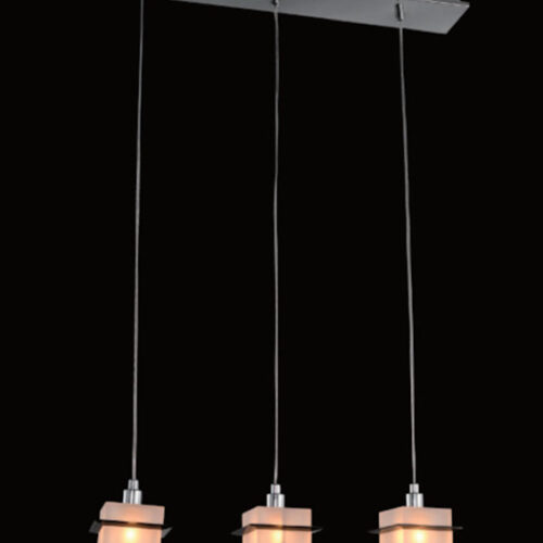 Pendant lamp Lux Zed – modern pendant lamp in chrome and metal