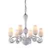 Chandelier Lux Lybra 40w – luxury chandelier in white and metal