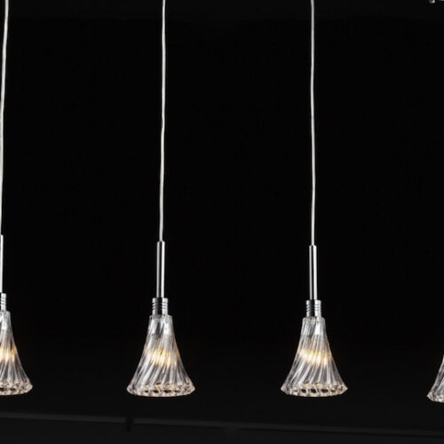 Pendant lamp Lux Patria 40w – modern pendant lamp in chrome and metal