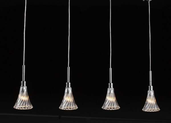 Pendant lamp Lux Patria 40w – modern pendant lamp in chrome and metal