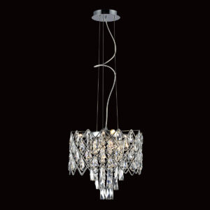 Pendant lamp Lux Kate – modern pendant lamp in chrome and metal alloy