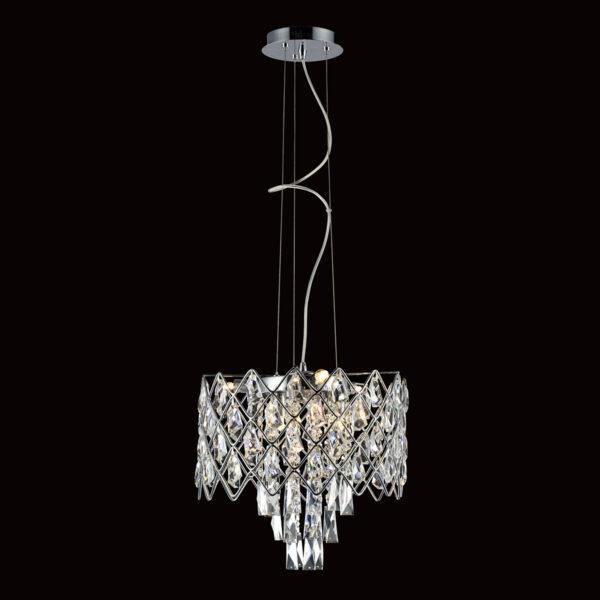 Pendant lamp Lux Kate – modern pendant lamp in chrome and metal alloy