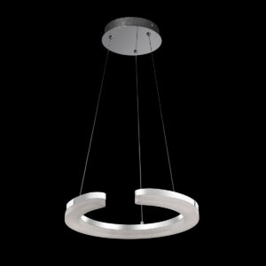 Pendant lamp Lux Blunder 24w – modern pendant lamp in chrome and metal