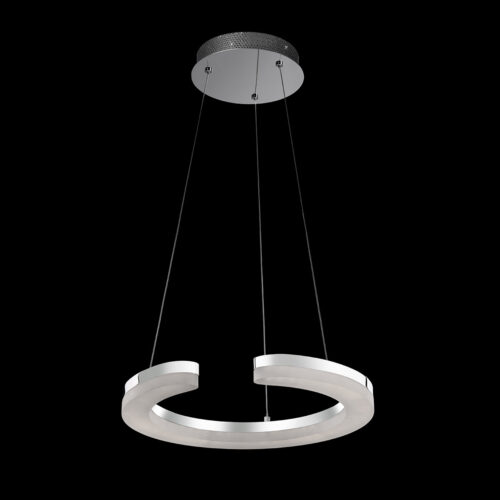 Pendant lamp Lux Blunder 24w – modern pendant lamp in chrome and metal