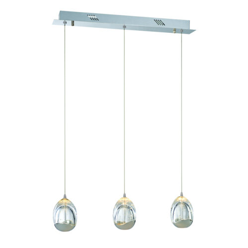 Pendant lamp Lux Xavier – modern pendant lamp in chrome and metal alloy