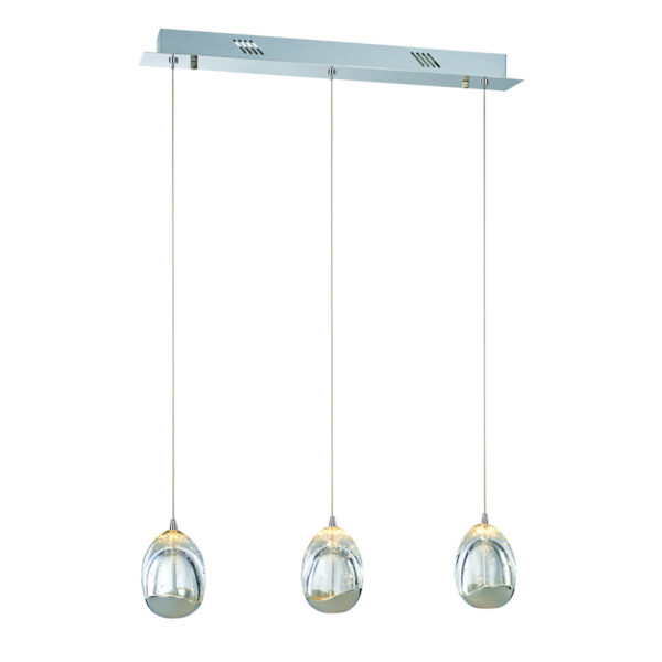Pendant lamp Lux Xavier – modern pendant lamp in chrome and metal alloy