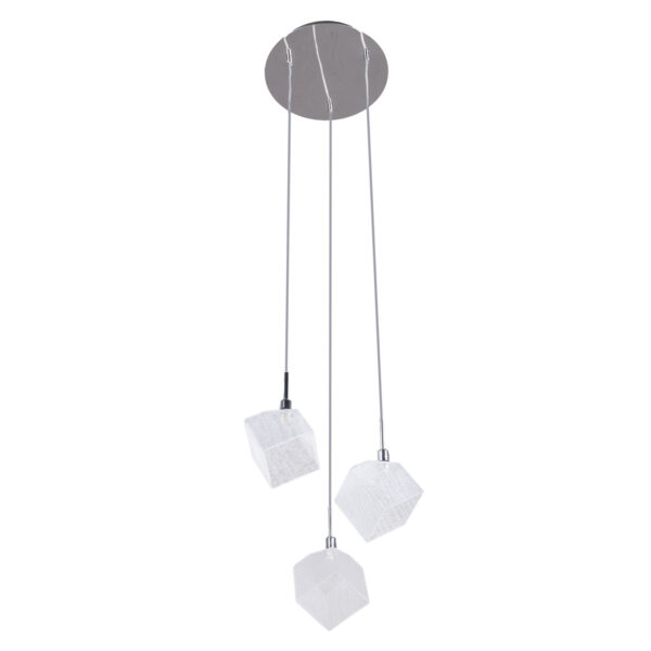 Pendant lamp Lux Zen 28w – modern pendant lamp in chrome and metal alloy