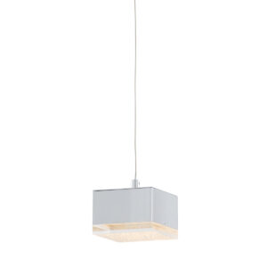 Pendant lamp Lux Seth – modern pendant lamp in chrome and acrylic