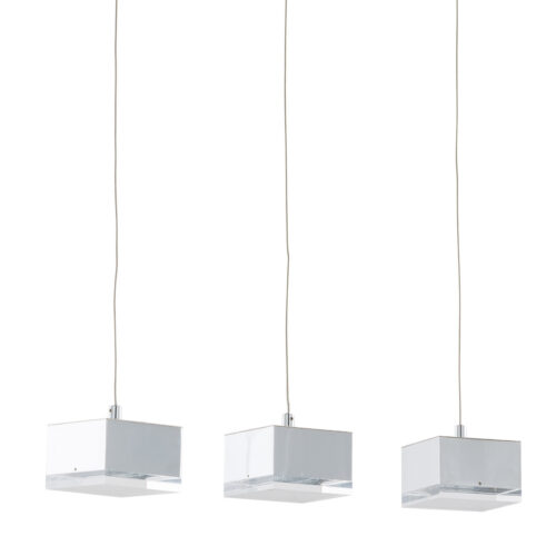 Pendant lamp Lux Seth 12.6w – modern pendant lamp in chrome and acrylic
