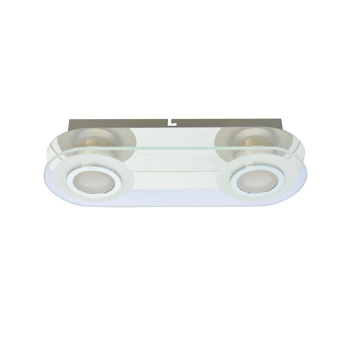 Flush mount ceiling light Lux Flavio – flush mount ceiling lights in chrome and metal