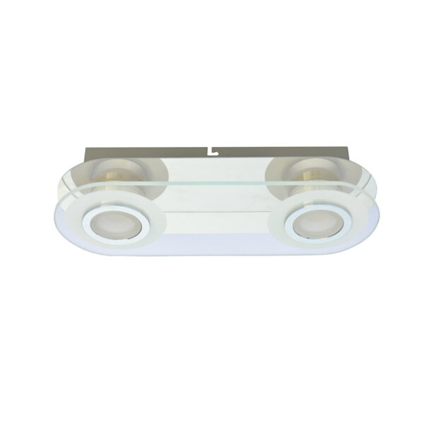 Flush mount ceiling light Lux Flavio – flush mount ceiling lights in chrome and metal