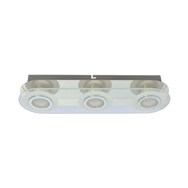 Flush mount ceiling light Lux Flavio 5.5w – flush mount ceiling lights in chrome and metal