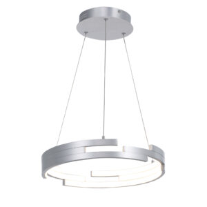 Pendant lamp Lux Velar – modern pendant lamp in bleached silver and steel