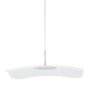 Pendant lamp Lux Blossom – modern pendant lamp in chrome