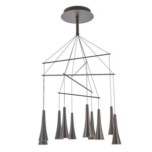 Pendant lamp Lux Luca 50w – modern pendant lamp in coffee and steel
