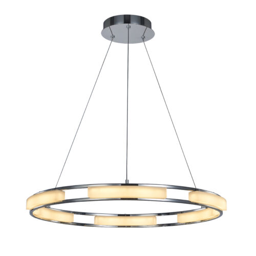 Pendant lamp Lux Theodore – modern pendant lamp in chrome and metal