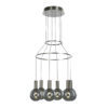 Pendant lamp Lux Aria 40w – modern pendant lamp in chrome and metal