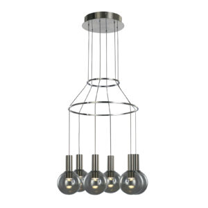 Pendant lamp Lux Aria 40w – modern pendant lamp in chrome and metal