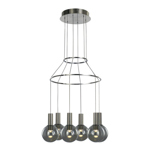 Pendant lamp Lux Aria 40w – modern pendant lamp in chrome and metal