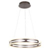 Pendant lamp Lux Kiara 80w – modern pendant lamp in coffee and steel